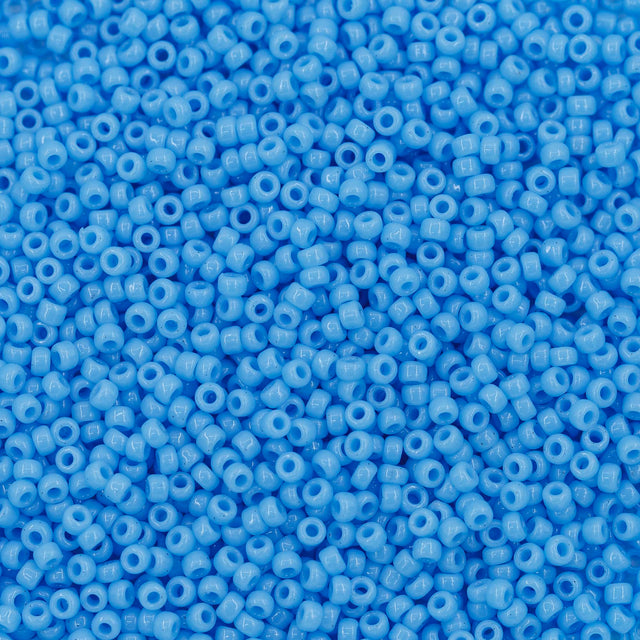 11SM162R: 11-0413R Miyuki Seed Bead 11/0 Lt. Blue Opaque - 25GM