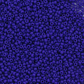 11SM178R: 11-0414R Miyuki Seed Bead 11/0 Cobalt Blue Opaque - 25GM