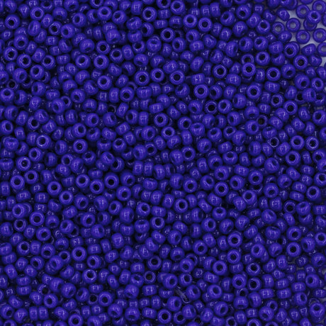 11SM178R: 11-0414R Miyuki Seed Bead 11/0 Cobalt Blue Opaque - 25GM