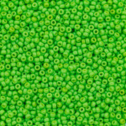 11SM181-DUR: 11-4471R Miyuki Seed Bead 11/0 Bright Lime Opaque Duracoat - 25GM
