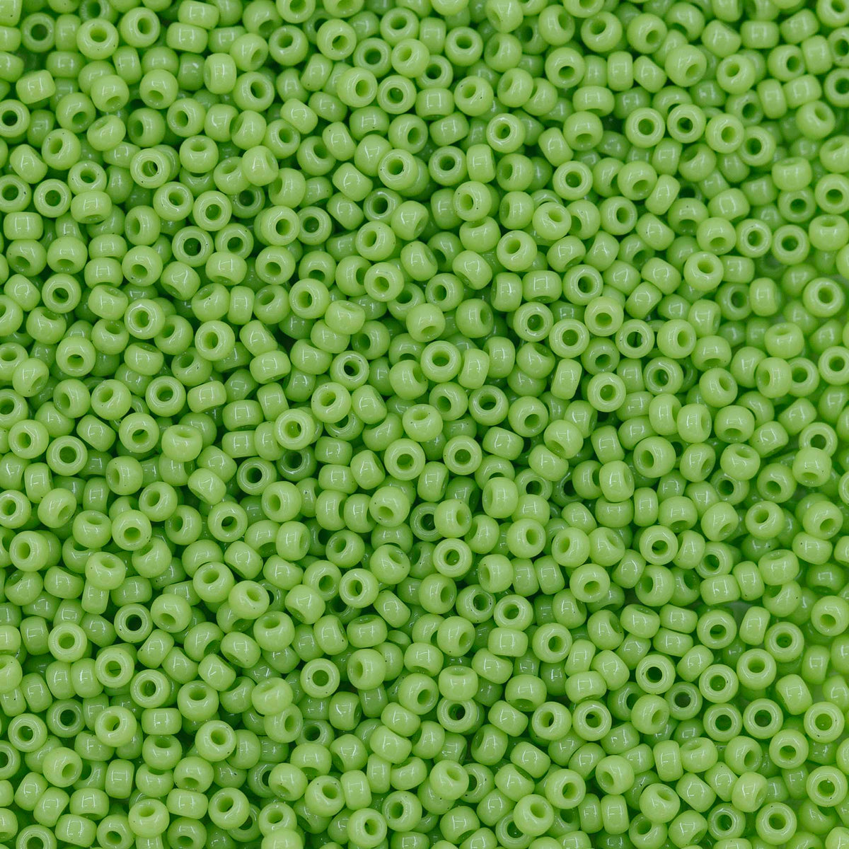 11SM181R: 11-0416R Miyuki Seed Bead 11/0 Chartreuse Opaque - 25GM