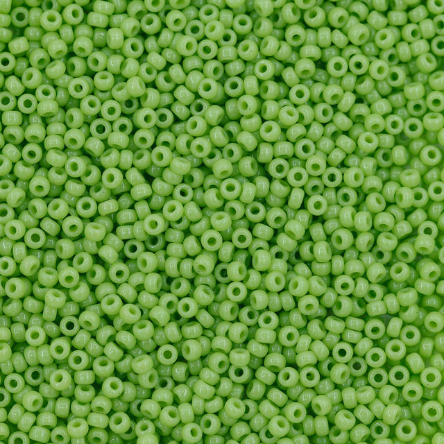 11SM181R: 11-0416R Miyuki Seed Bead 11/0 Chartreuse Opaque - 25GM