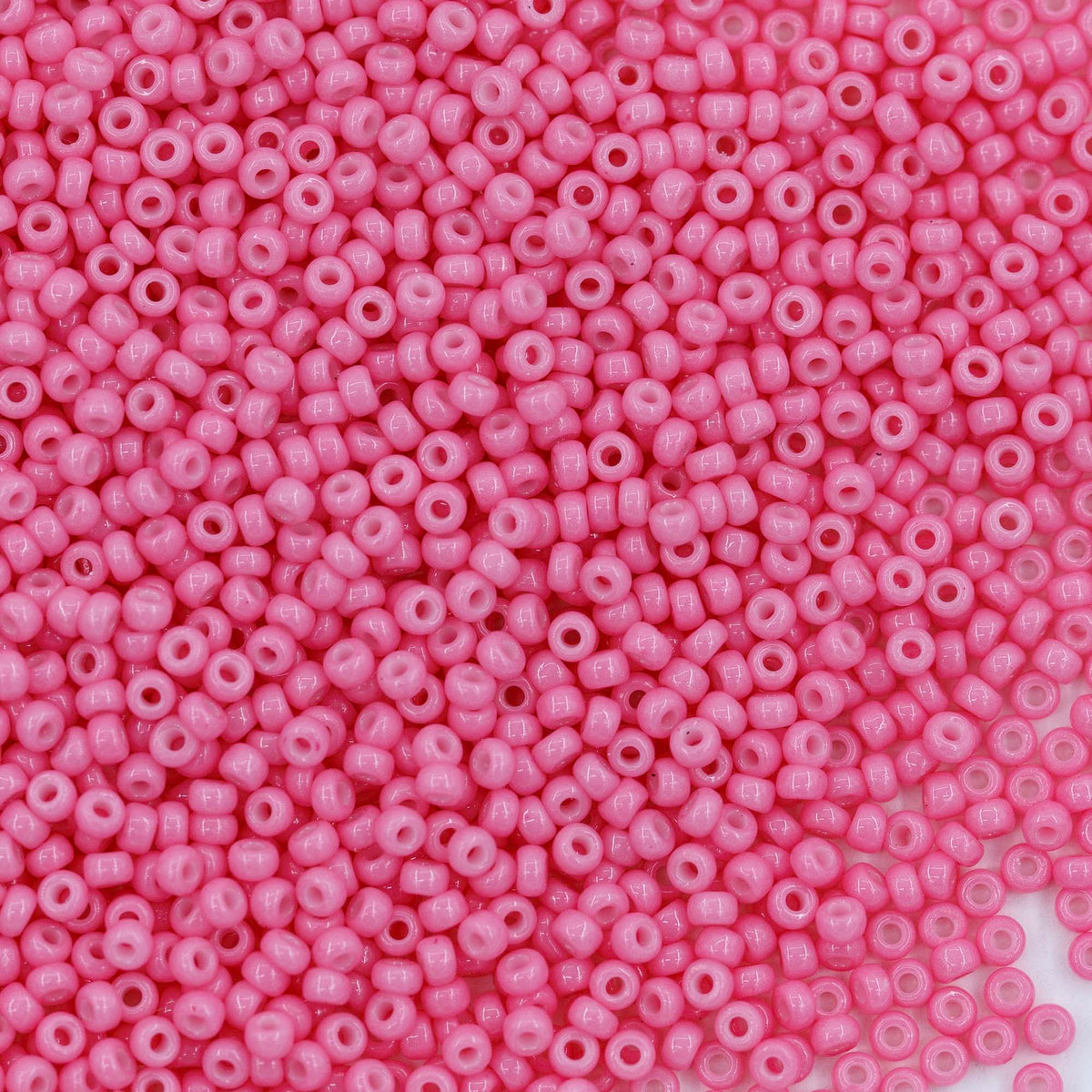 11SM192-1DUR: 11-4467R Miyuki Seed Bead 11/0 Bubblegum Pink Opaque Duracoat - 25GM