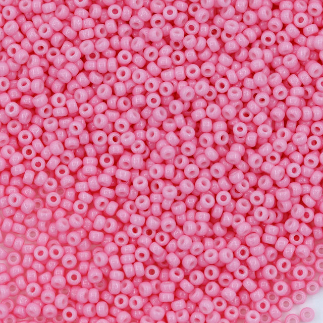 11SM192-DUR: 11-4466R Miyuki Seed Bead 11/0 Classic Pink Opaque Duracoat - 25GM