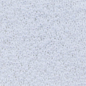 11SM312R: 11-0420R Miyuki Seed Bead 11/0 White Pearl Opaque Luster - 25GM
