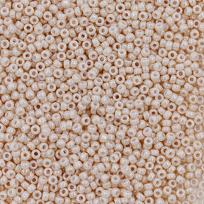 11SM351R: 11-0593R Miyuki Seed Bead 11/0 Beige Glazed Luster - 25GM