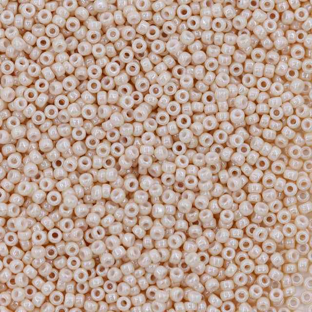 11SM351R: 11-0593R Miyuki Seed Bead 11/0 Beige Glazed Luster - 25GM