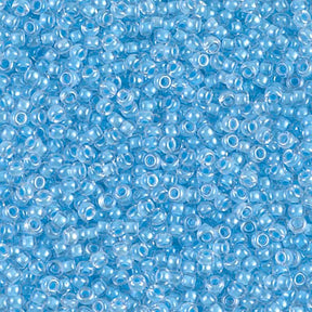 11SM4300R: Miyuki Japanese Seed Bead 11/0 Luminous Neon Lined Ocean - 25GM