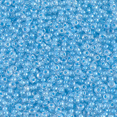 11SM4300R: Miyuki Japanese Seed Bead 11/0 Luminous Neon Lined Ocean - 25GM