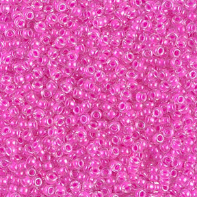 Miyuki Japanese Seed Bead 11/0 Luminous Neon Lined Mint - 250GM