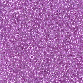Miyuki Japanese Seed Bead 11/0 Luminous Neon Lined  Plum Crazy - 250GM