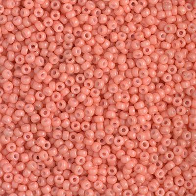 11SM4462: Miyuki Japanese Seed Bead 11/0 Medium Salmon Pink Opaque Duracoat - 250GM
