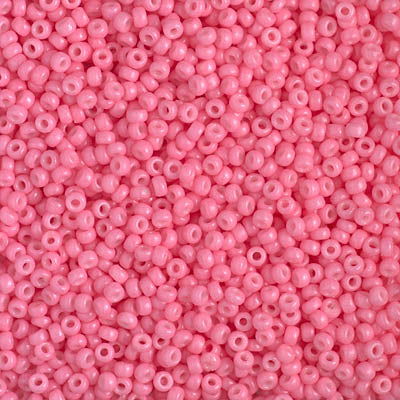 11SM4467: Miyuki Japanese Seed Bead 11/0 Bubblegum Pink Opaque Duracoat - 250GM