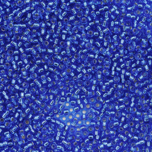 11SM474R: 11-0019R Miyuki Seed Bead 11/0 Sapphire Silver Lined - 25GM