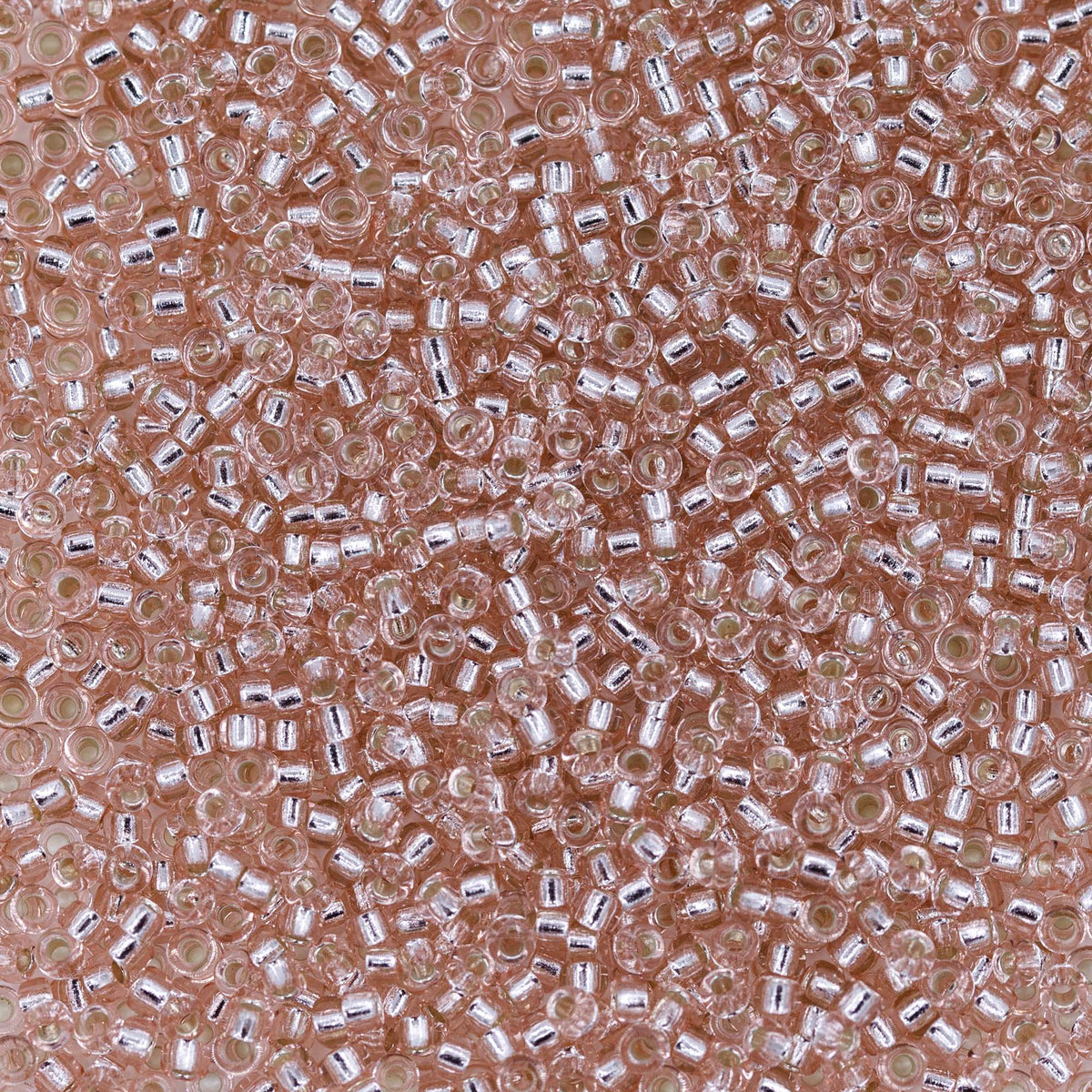 11SM491R: 11-0023R Miyuki Seed Bead 11/0 Pink Mist Silver Lined - 25GM