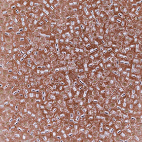 11SM491R: 11-0023R Miyuki Seed Bead 11/0 Pink Mist Silver Lined - 25GM