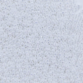 11SM612R: 11-0528R Miyuki Seed Bead 11/0 White Pearl Ceylon - 25GM