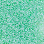 11SM681-TR: 11-0520 Miyuki Seed Bead 11/0 Mint Ceylon - 25GM