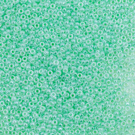 11SM681-TR: 11-0520 Miyuki Seed Bead 11/0 Mint Ceylon - 25GM
