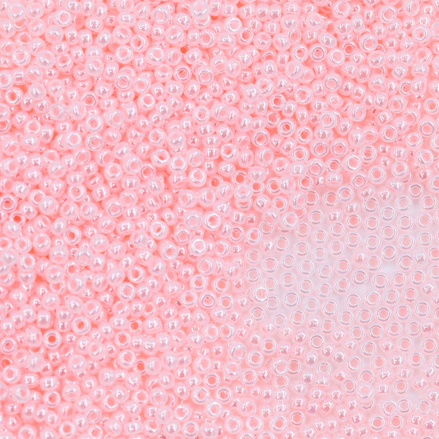 11SM692-T: 11-0517 Miyuki Seed Bead 11/0 Baby Pink Ceylon - 250GM