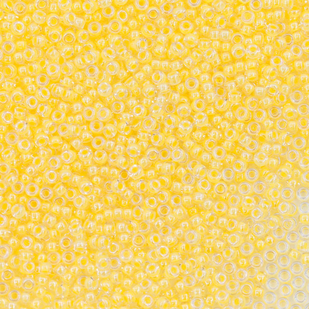 11SM731-LMR: 11-1121R Miyuki Seed Bead 11/0 Luminous Neon Lined Sun Glow - 25GM