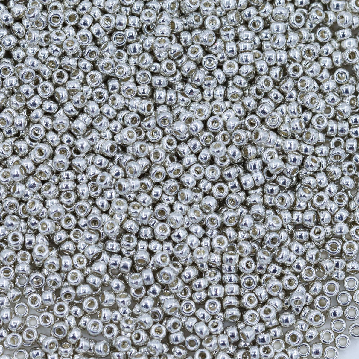 11SM812R: 11-1051R Miyuki Seed Bead 11/0 Silver Galvanized - 25GM