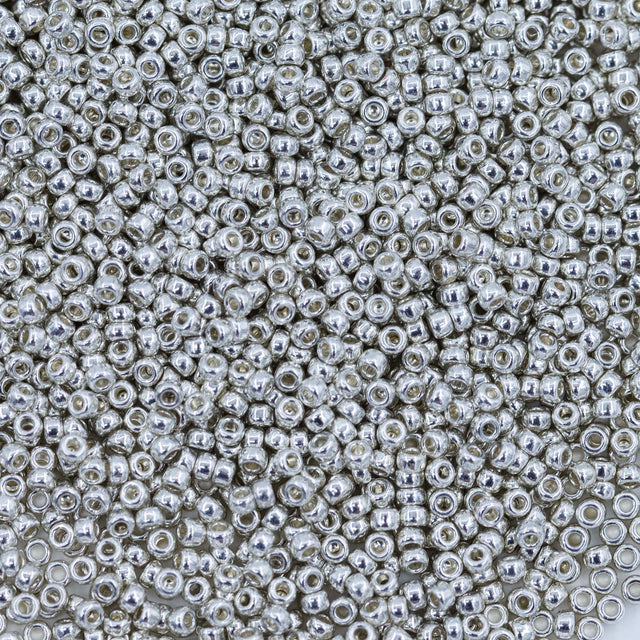 11SM812R: 11-1051R Miyuki Seed Bead 11/0 Silver Galvanized - 25GM