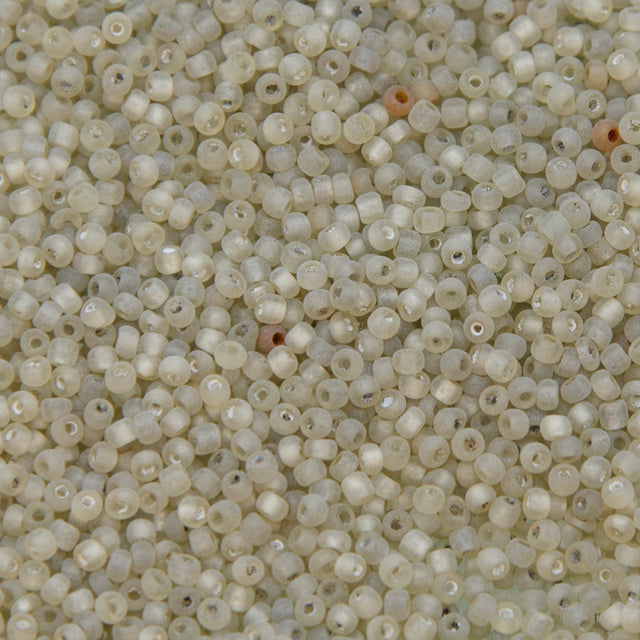 11SV100-15: Vintage Venetian Transparent Dirty Crystal 11/0 250 Grams