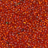 11SV100-23: VIN VEN TRNS S/L SQ-h Bright Red 11/0 250GM