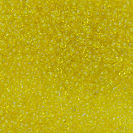 11SV100-25: Vintage Venetian Transparent Yellow 11/0 250 Grams