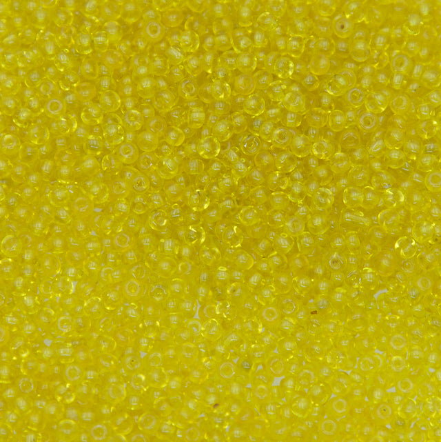 11SV100-25: Vintage Venetian Transparent Yellow 11/0 250 Grams