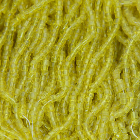 11SV100-28: Vintage Venetian Transparent Yellow 11/0 250 Grams