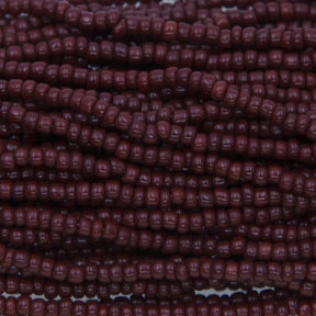 11SV100-50: Vintage Venetian Op Dark Maroon Red 11/0
