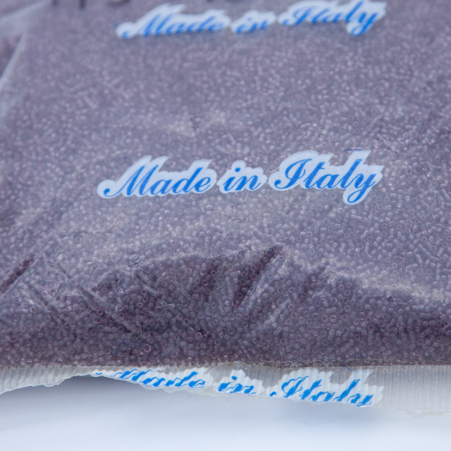 11SV100-55: Vintage Venetian Seed Bead Transparent Light Amethyst 11/0 - 250 Grams