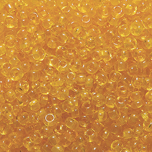 11SV100-7: Vintage Venetian Transparent Gold Yellow 11/0 250 Grams