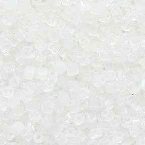 11SV212-C: Vintage Venetian Clear#1 Hex Cut 11/0 500 Grams