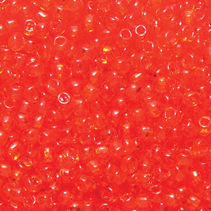 11SV236-3R: Vintage Venetian Transparent Red Orange #3 Square Hole 11/0 150 Gram Bag