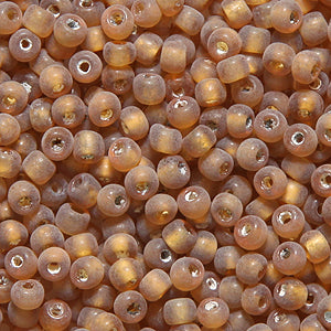 11SV253-13: Vintage Venetian Transparent Gold #13 Frosted 10/0 500 Grams