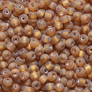 11SV253-13R: Vintage Venetian Transparent Gold #13 Frosted 10/0 50 Gram Bag