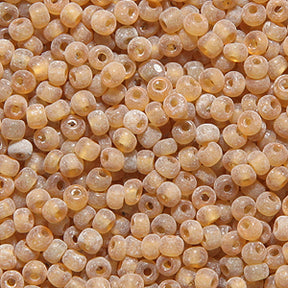 11SV253-20: Vintage Venetian Transparent Gold #20 Frosted 11/0 500 Grams