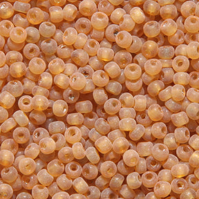 11SV253-21: Vintage Venetian Transparent Gold #21 Frosted 11/0 500 Grams