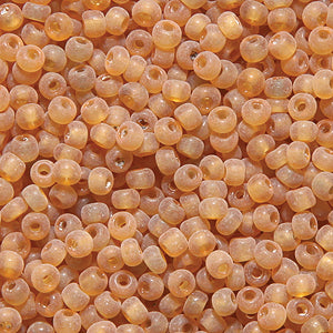 11SV253-21R: Vintage Venetian Transparent Gold #21 Frosted 11/0 50 Gram Bag