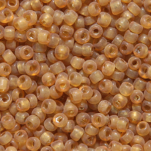 11SV253-22: Vintage Venetian Transparent Gold #22 Frosted 11/0 500 Grams