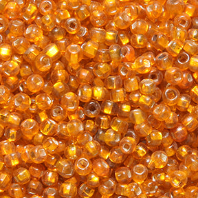 11SV434-8: Vintage Venetian S/L Orange #8 SQ Hole 11/0 500 Grams