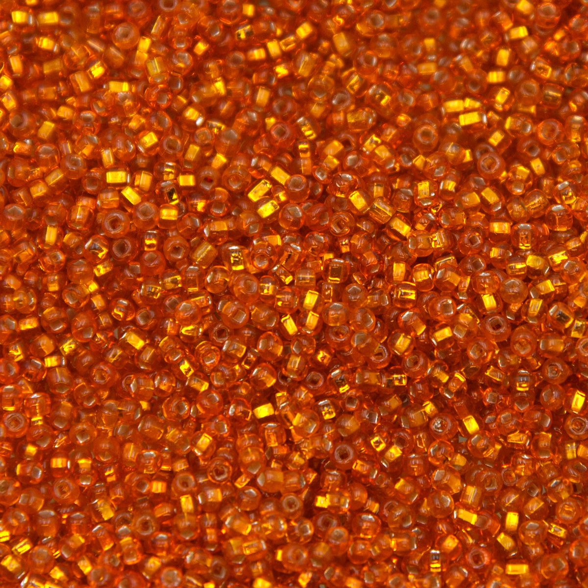11SV435-5R: Vintage Venetian SIL-Line Orange #5 11/0 50 Gram Bag