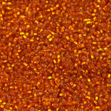11SV435-5R: Vintage Venetian SIL-Line Orange #5 11/0 50 Gram Bag