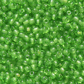 12EP281R: Vintage FRNCH Transparent LT Green 12/0 50 Gram Bag