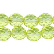 12FC222: Czech Faceted Round Jonquil 12mm 120 Pieces