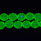 12FC222R: CZ Facet Round Jonquil 12mm-15PC