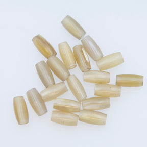 12HP250: Horn Hair Pipe Natural Color 1/2" 25Pc